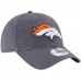 Men's Denver Broncos New Era Graphite Core 49FORTY Fitted Hat 2934334